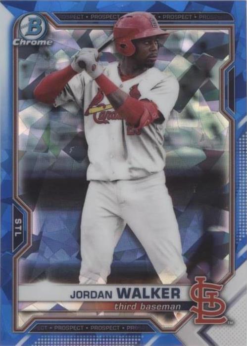 2021 Bowman Chrome Draft Sapphire Edition - Jordan Walker #BDC-187 (RC) PSA 9
