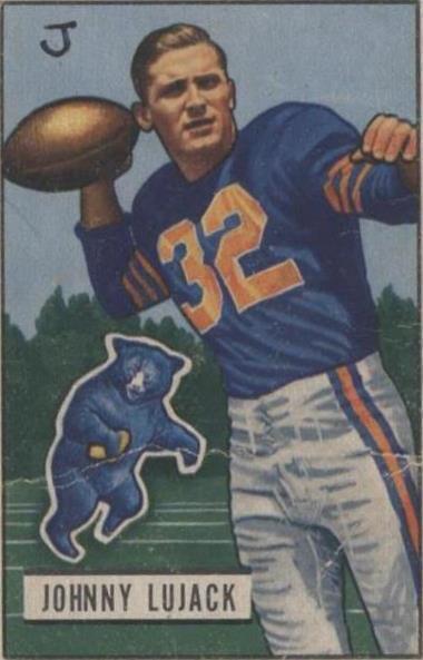 1951 Bowman - Johnny Lujack #15 PSA 7