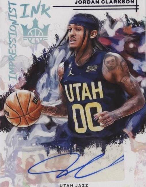 2022-23 Panini Court Kings - Impressionist Ink Jordan Clarkson Violet  /35