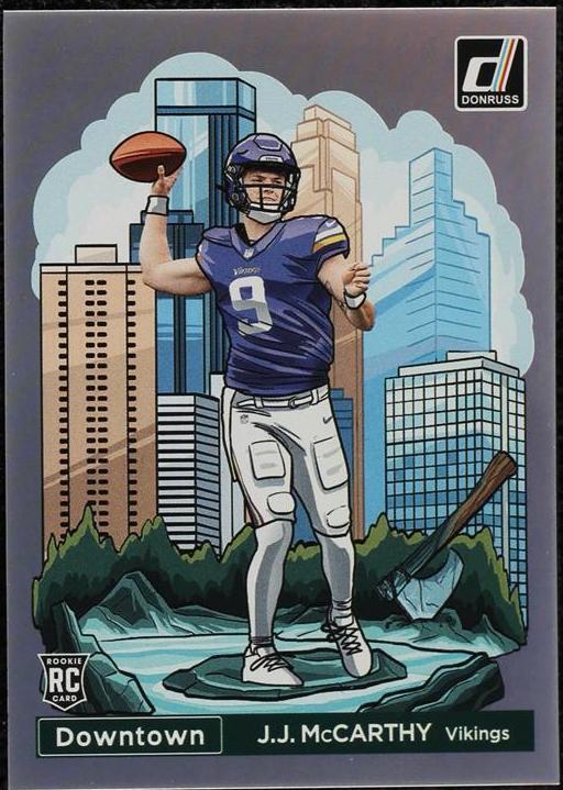 2024 Panini Donruss - Downtown! J.J. McCarthy #11 (RC)