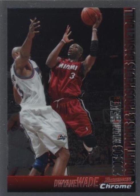 2005-06 Bowman Draft Picks & Prospects - Dwyane Wade #90 Chrome PSA 9