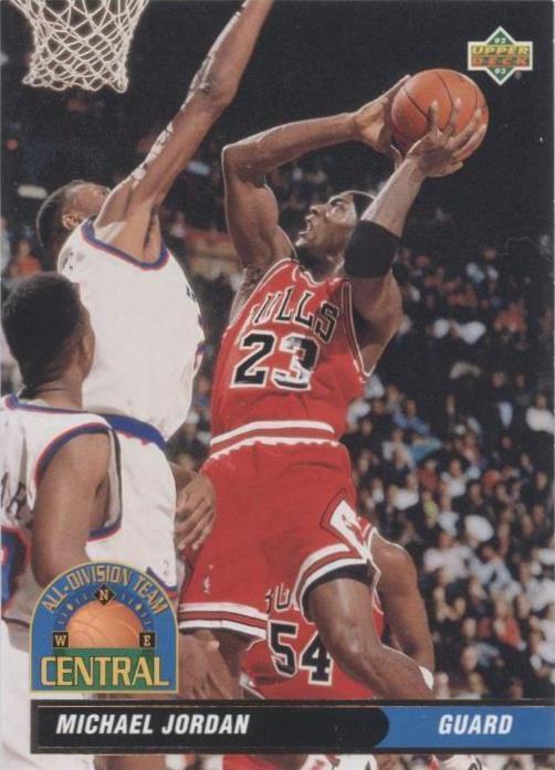 1992-93 Upper Deck - All-Division Team Michael Jordan #AD9 PSA 6