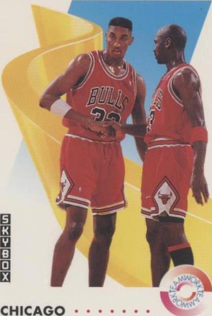 1991-92 Skybox - Michael Jordan, Scottie Pippen #462 PSA 6