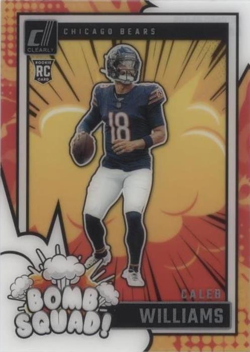 2024 Panini Clearly Donruss - Clearly Bomb Squad Caleb Williams #1 (RC)