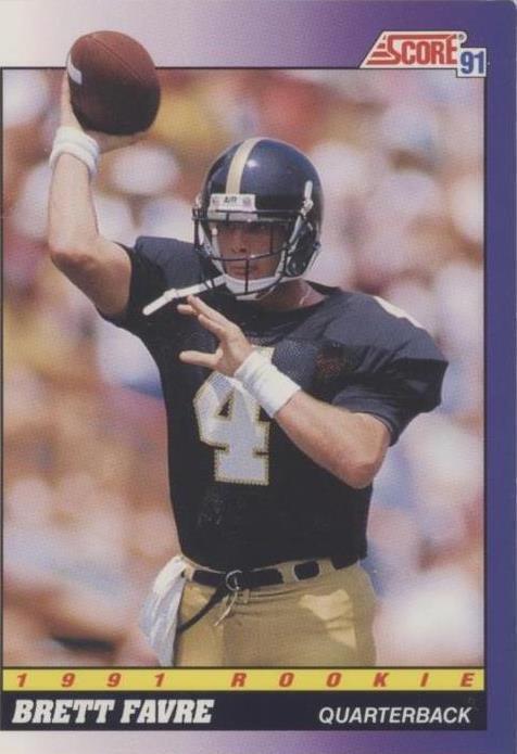 1991 Score - 1991 Rookie Brett Favre #611 (RC) PSA 9