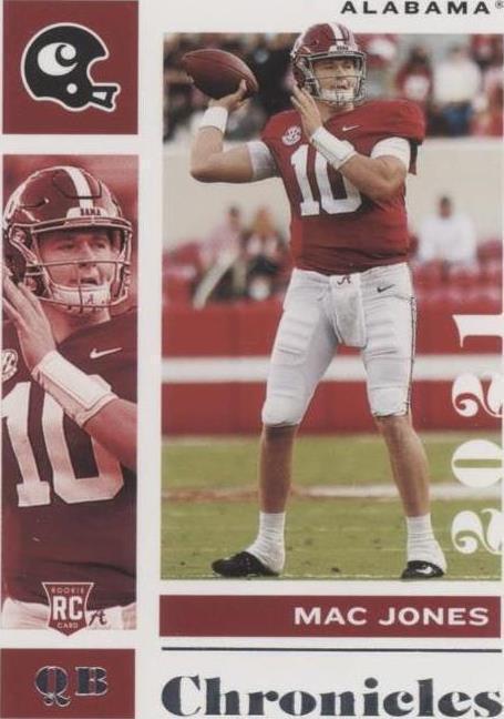 2021 Panini Chronicles Draft Picks - Base Chronicles Mac Jones #9 (RC) PSA 10