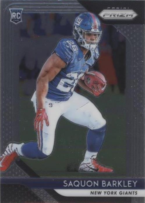 2018 Panini Prizm - Rookie Saquon Barkley #202 (RC) PSA 10