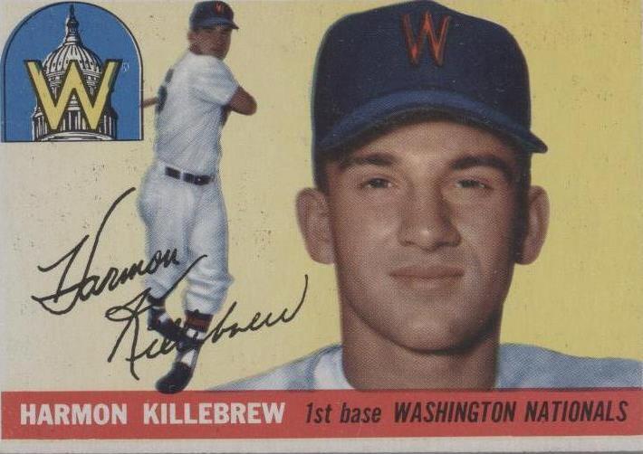 1955 Topps - Harmon Killebrew #124 (RC) SGC 1.5