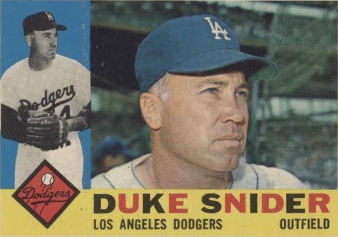 1960 Topps - Duke Snider #493 PSA 6