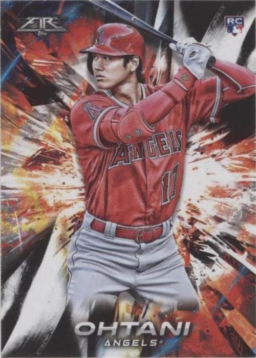 2018 Topps Fire - Shohei Ohtani #150 (RC) PSA 9