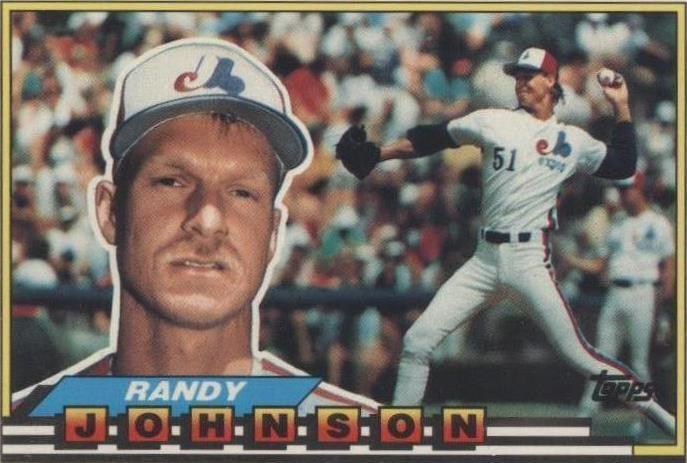 1989 Topps Big - Randy Johnson #287 (RC) PSA 8