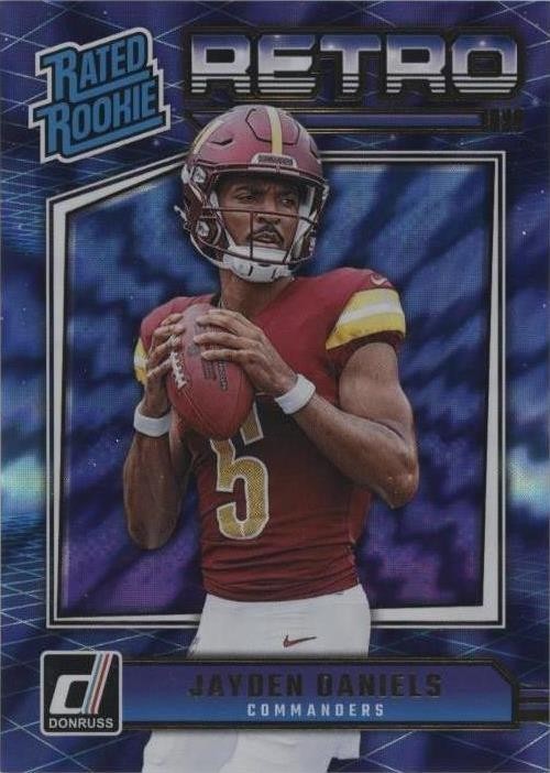 2024 Panini Donruss - Rated Rookie Retro Jayden Daniels #11 (RC) PSA 9