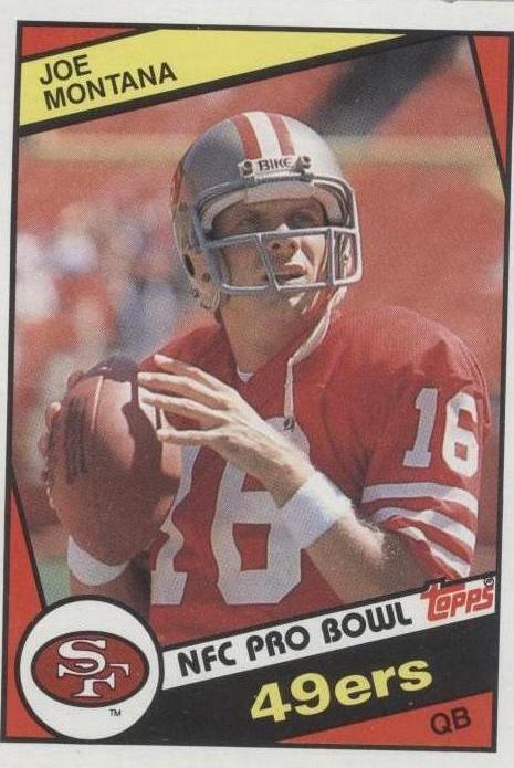 1984 Topps - Joe Montana #358 PSA 8