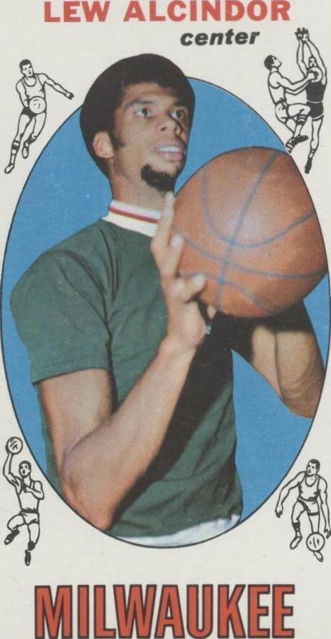 1969-70 Topps - Lew Aclindor (Kareem Abdul-Jabbar) #25 (RC)