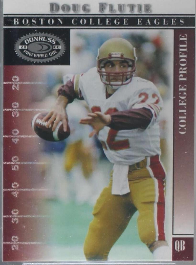 2000 Donruss Preferred QBC - College Profile Doug Flutie #36 Graded Series /1125