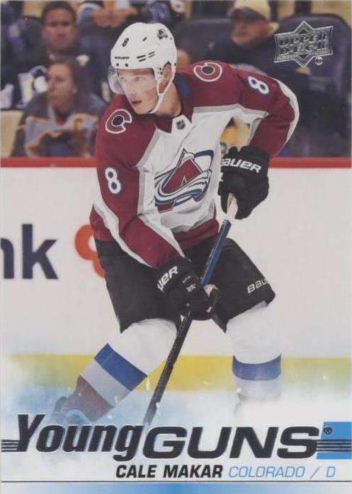2019-20 Upper Deck - Young Guns Cale Makar #493 (RC)